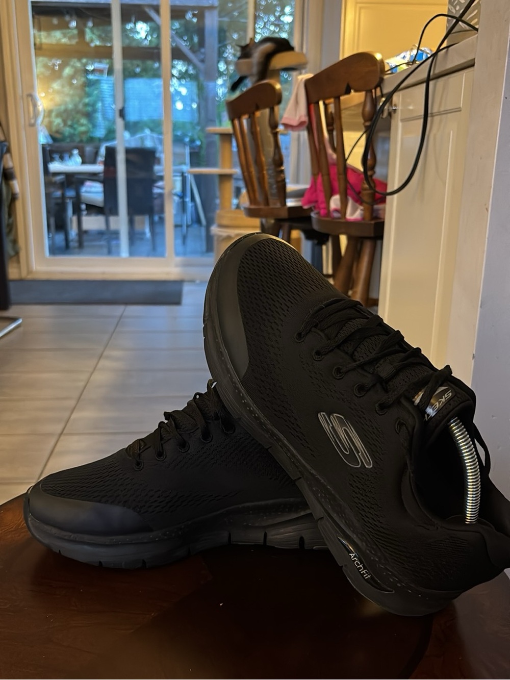 Skechers Arch Fit Men's Black Athletic Shoes